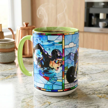 Stained Glass TRI Mug (11, 15oz)