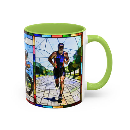 Stained Glass TRI Mug (11, 15oz)