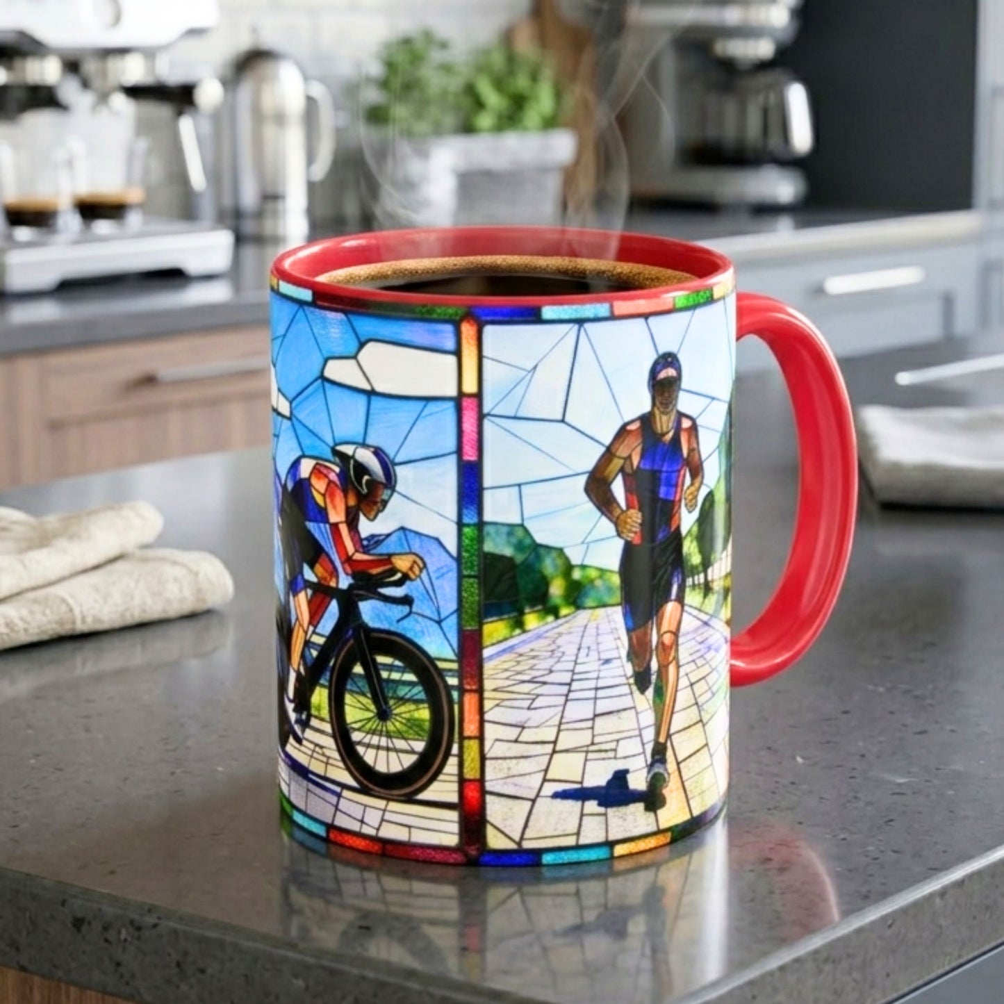 Stained Glass TRI Mug (11, 15oz)