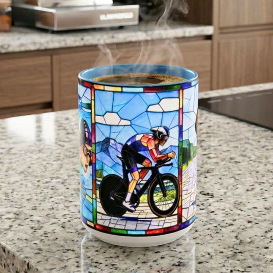 Stained Glass TRI Mug (11, 15oz)