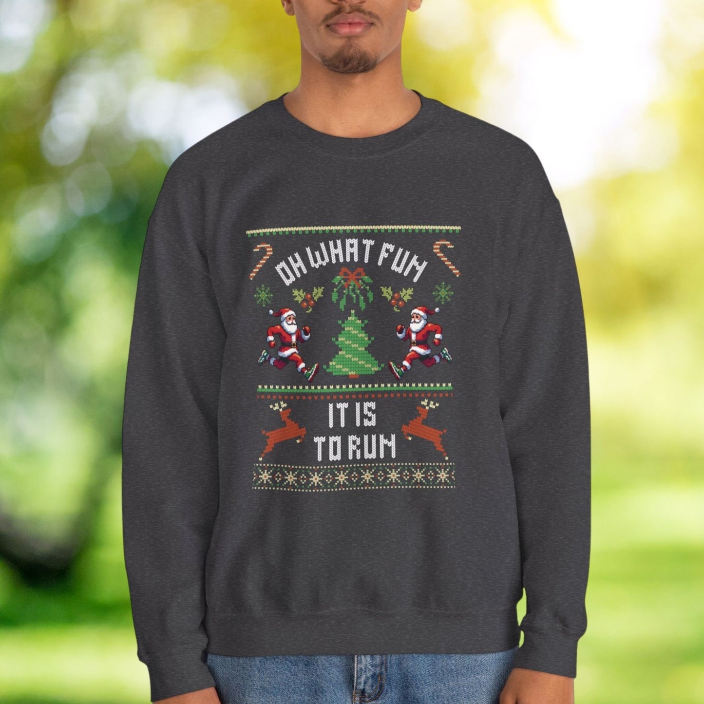 Fun To Run Christmas Sweatshirt