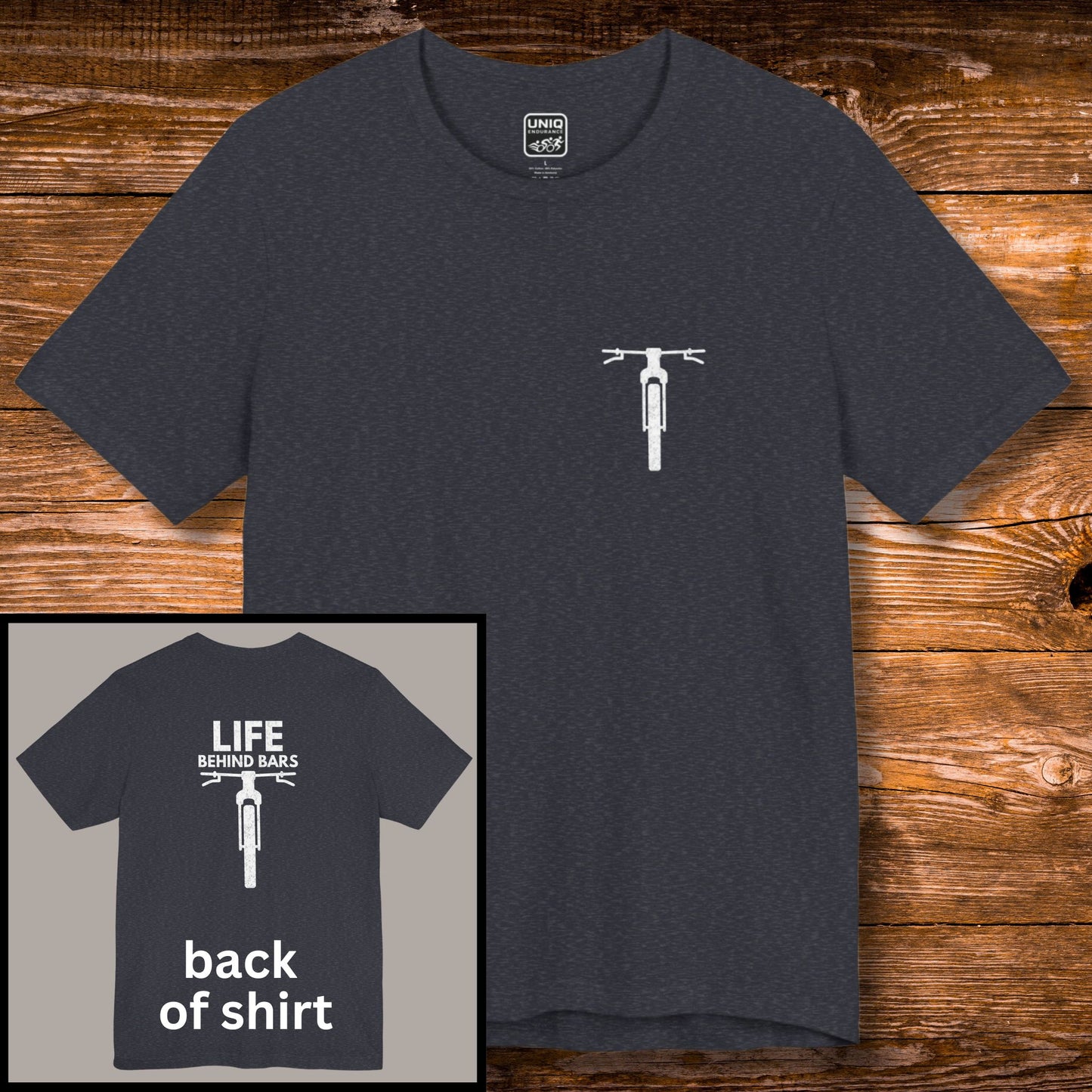 Back Print Behind Bars Tee
