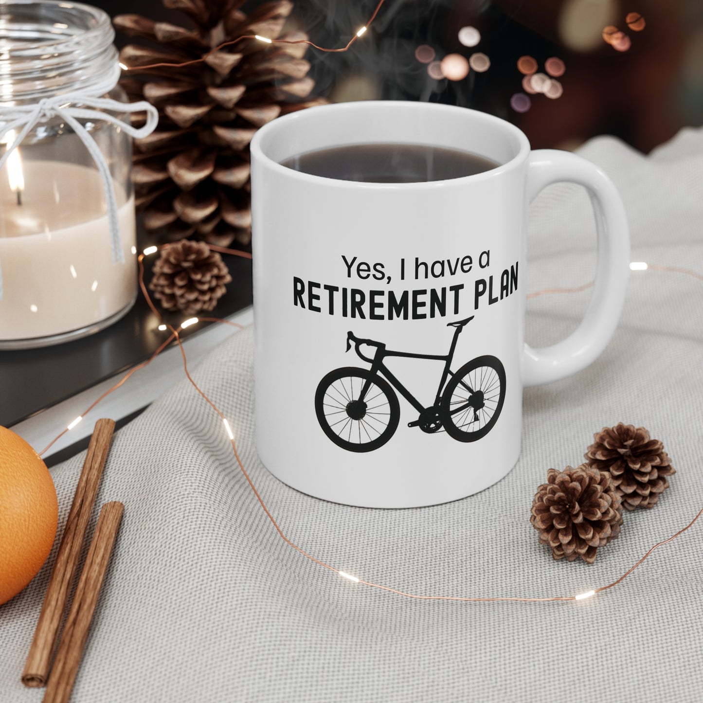 Retirement Plan Cycling Mug