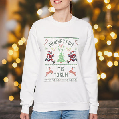 Fun To Run Christmas Sweatshirt