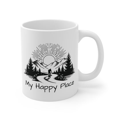 Happy Place Biking Mug