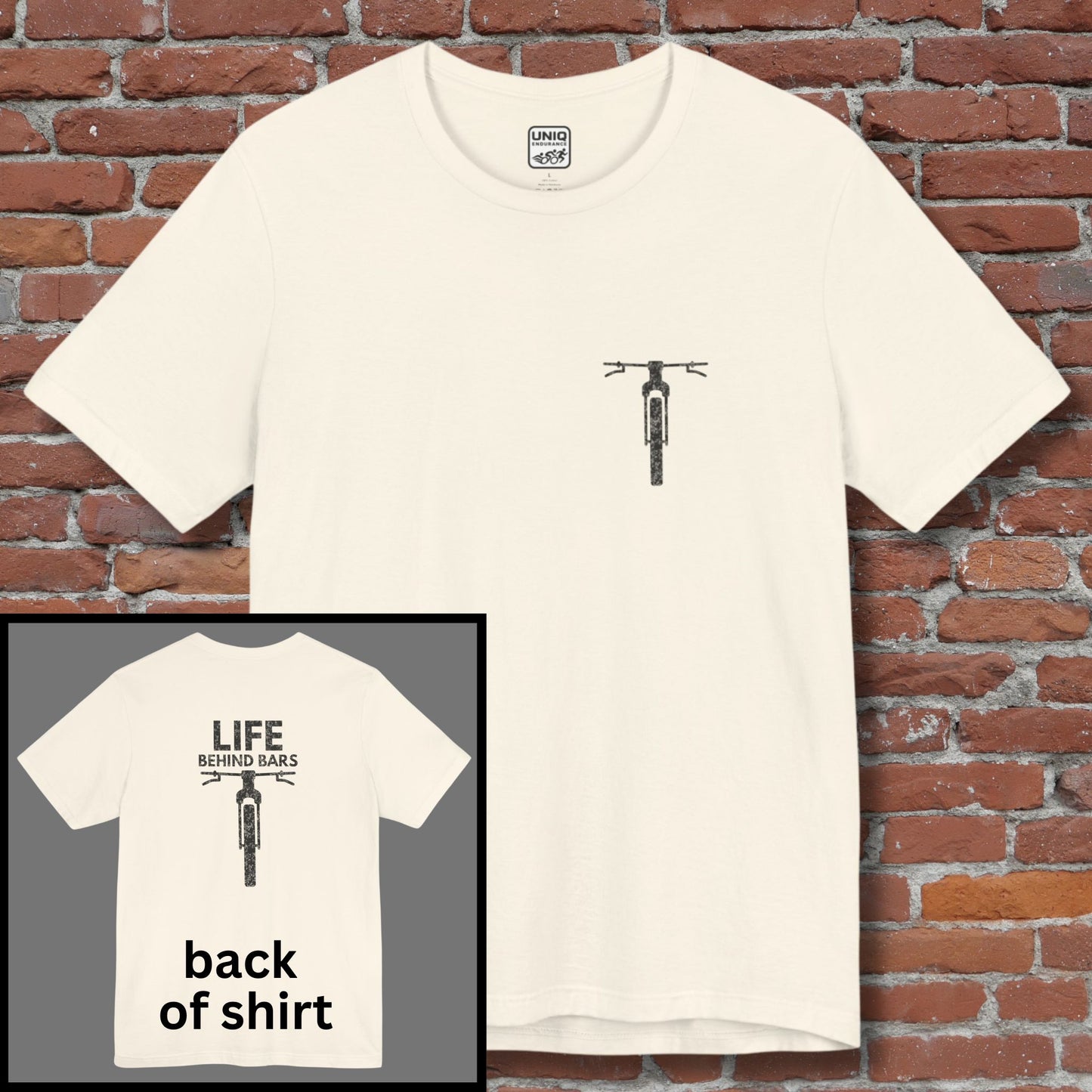 Back Print Behind Bars Tee