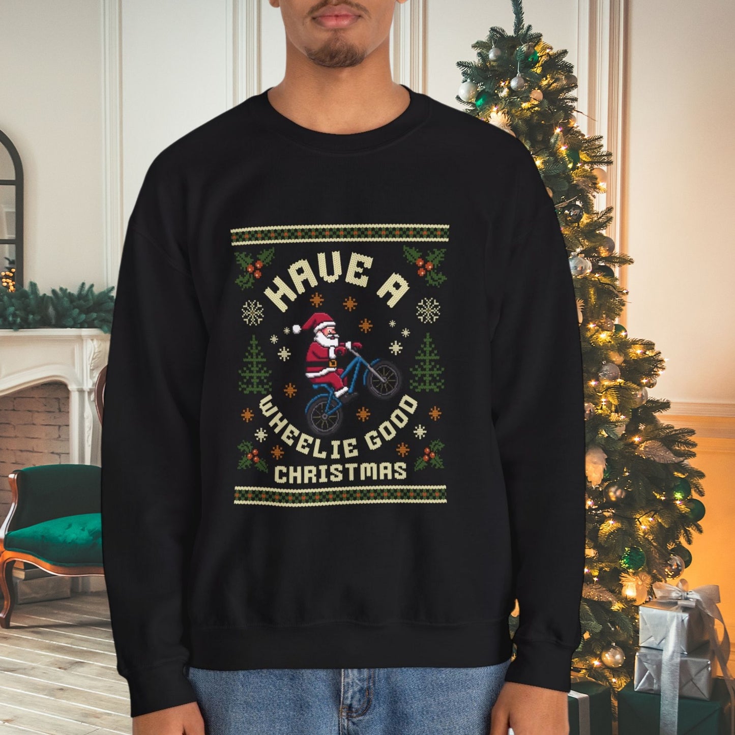 Wheelie Good Christmas Sweatshirt