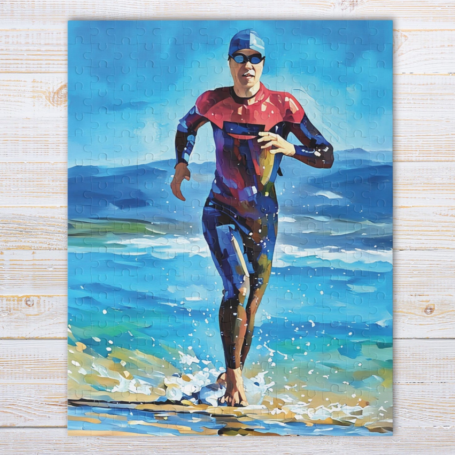 Painting Athlete Puzzle