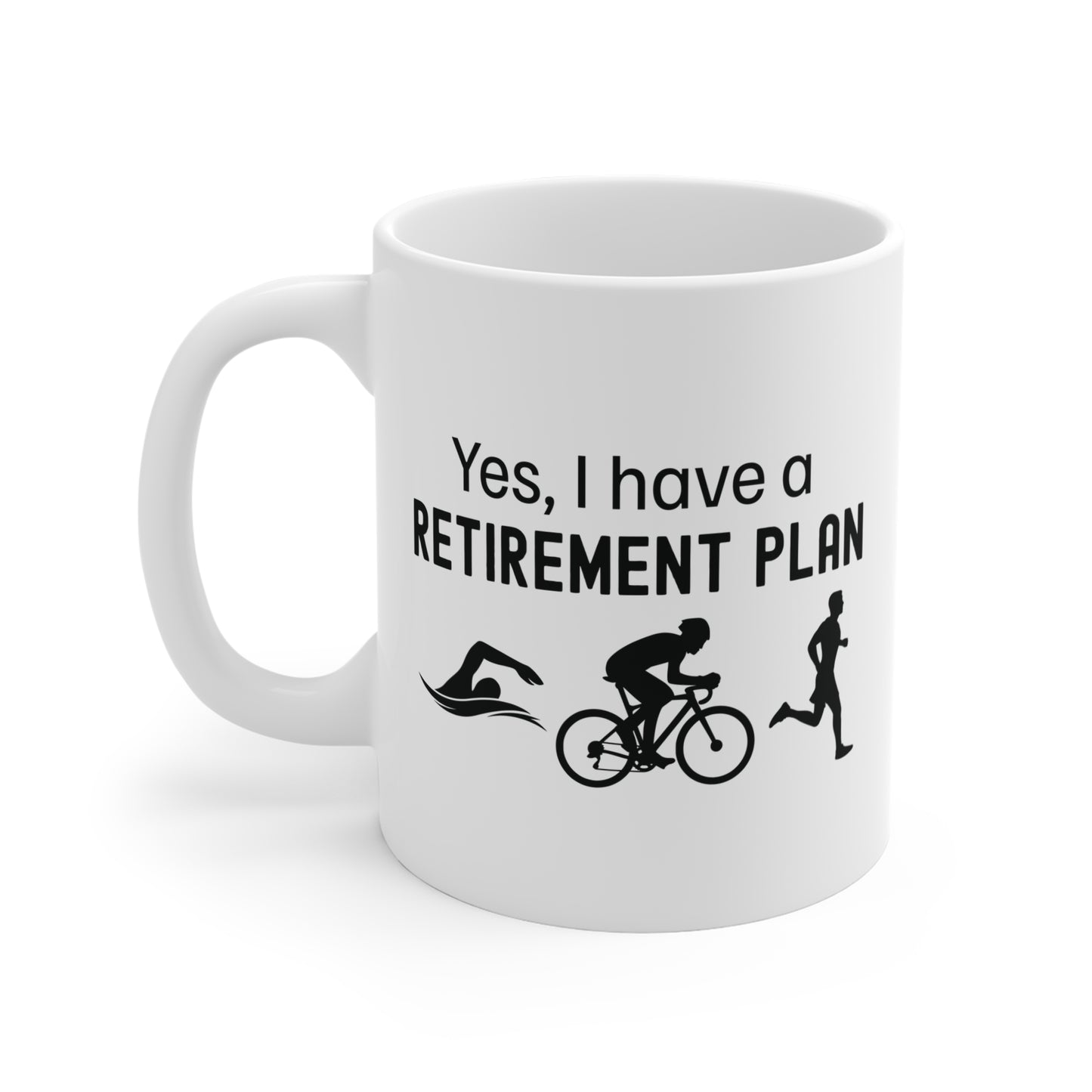 Retirement Plan Triathlon Mug