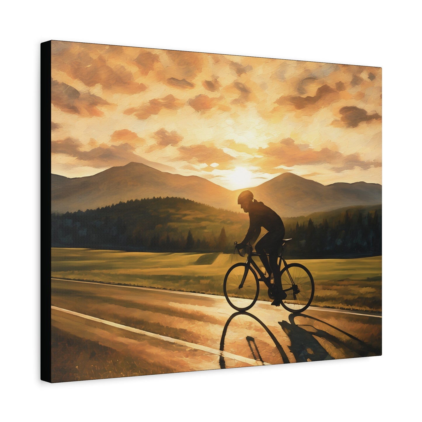 Sunset Female Cyclist 2