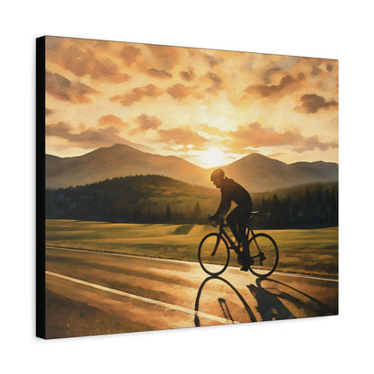 Sunset Female Cyclist 2