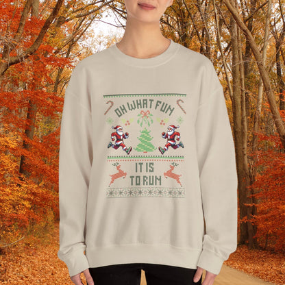 Fun To Run Christmas Sweatshirt