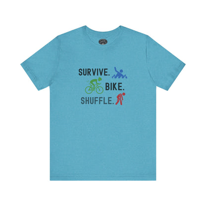 Survive Bike Shuffle Tee