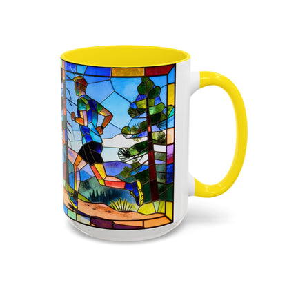 Stained Glass Trail Runners Mug