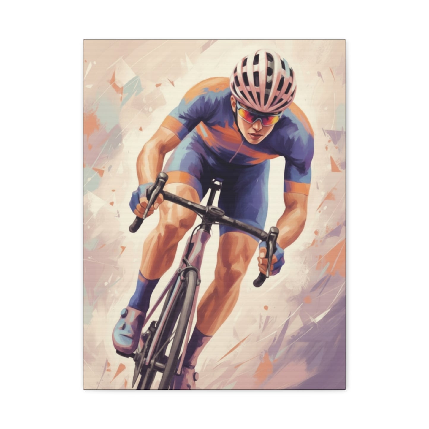 Color Splash Cyclist - Female