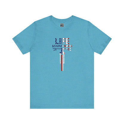 Flag Behind Bars Tee
