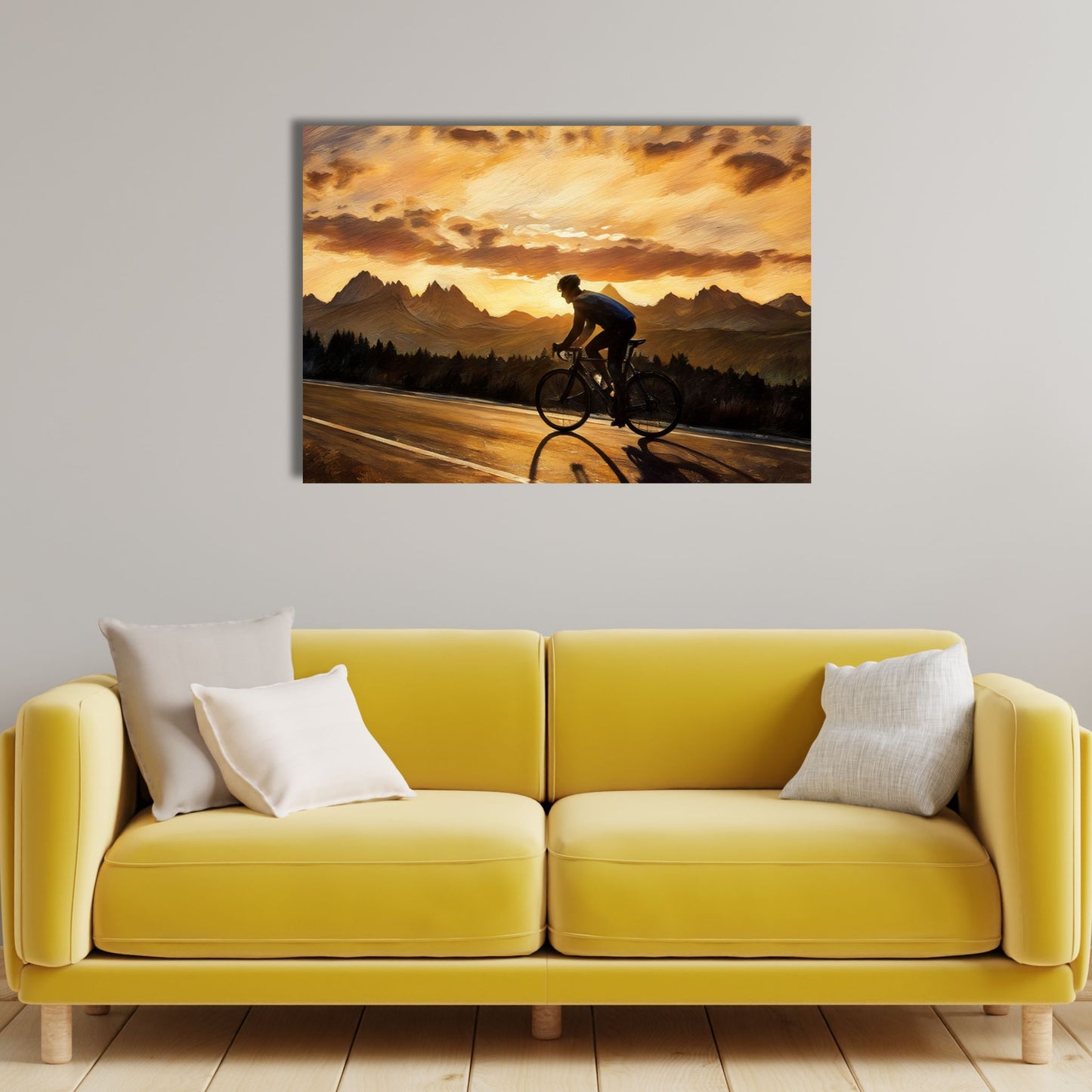 Sunset Male Cyclist 2