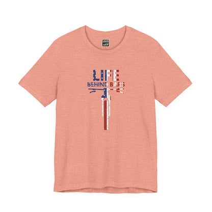 Flag Behind Bars Tee