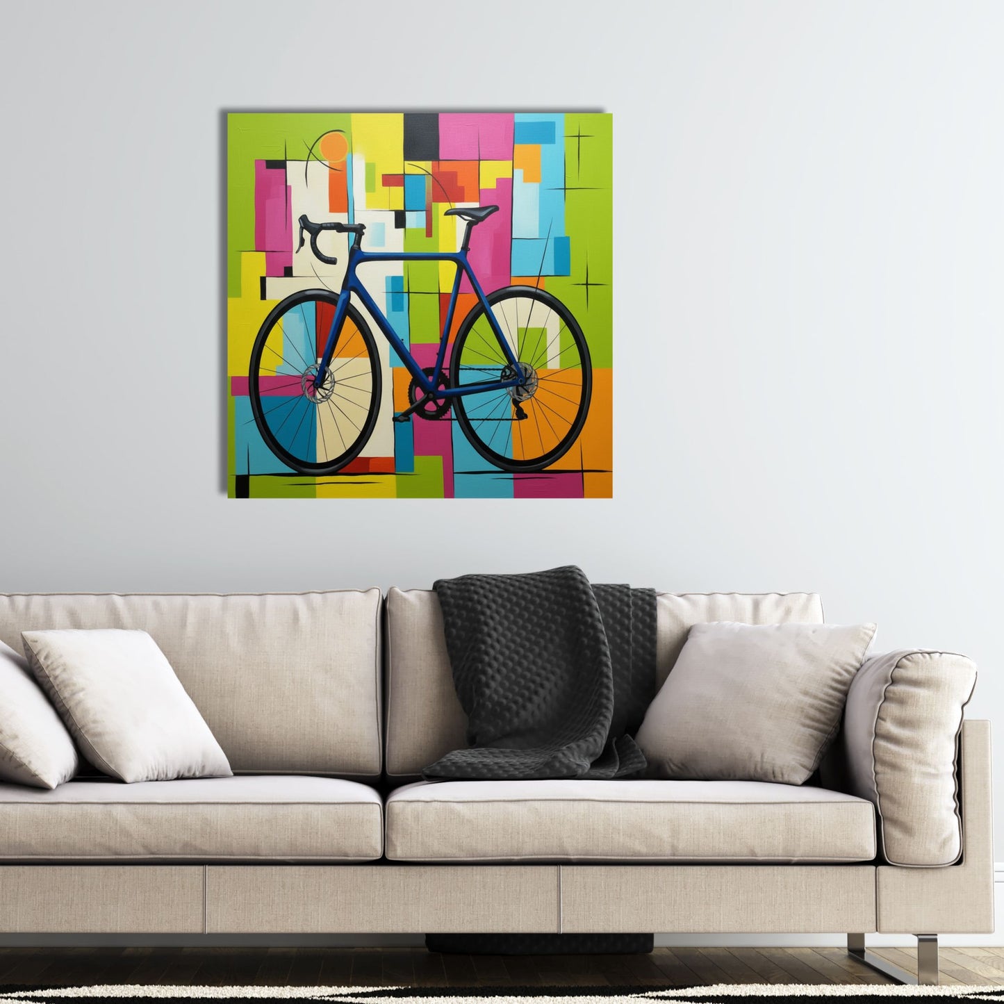 Cubist Bike - Blue