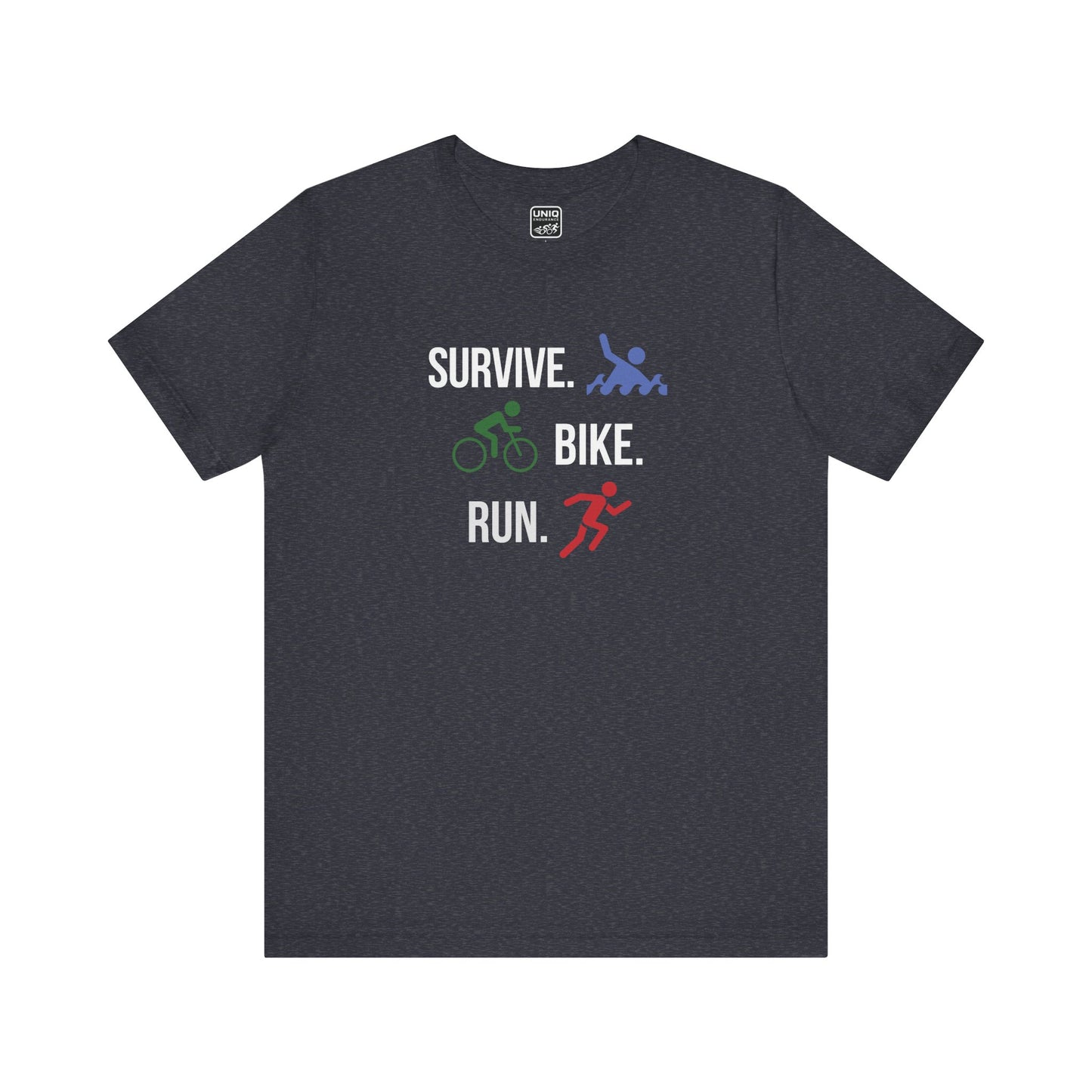 Survive Bike Run WTF Tee