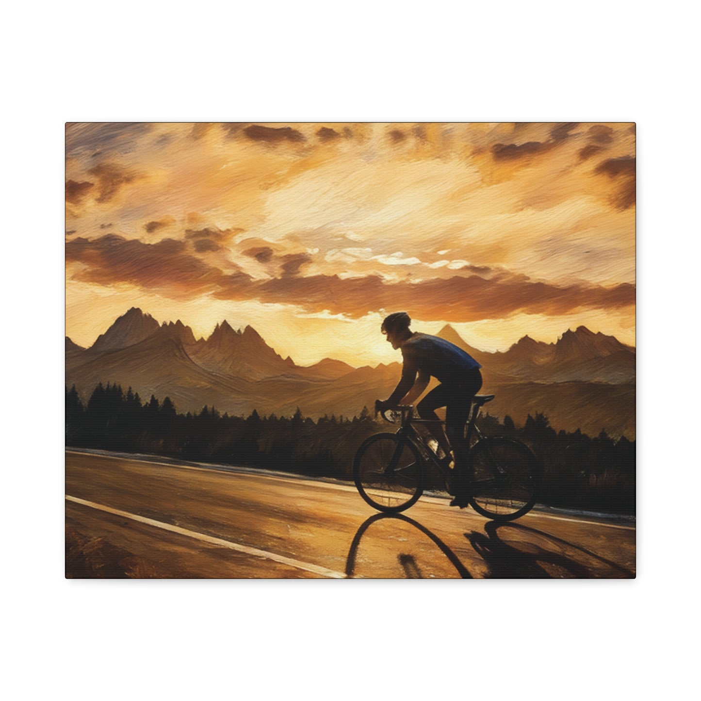 Sunset Male Cyclist 2