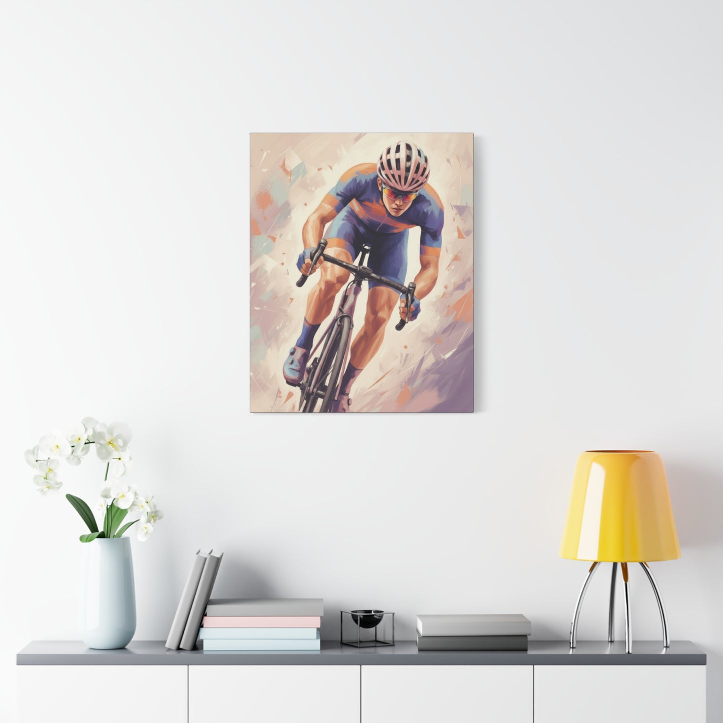 Color Splash Cyclist - Female