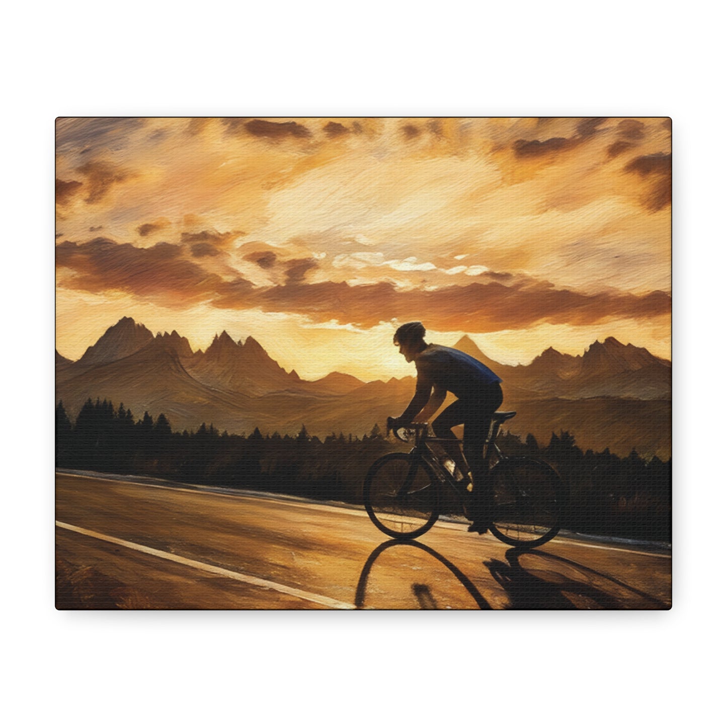 Sunset Male Cyclist 2