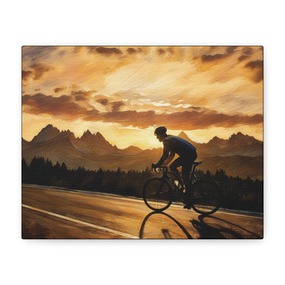 Sunset Male Cyclist 2