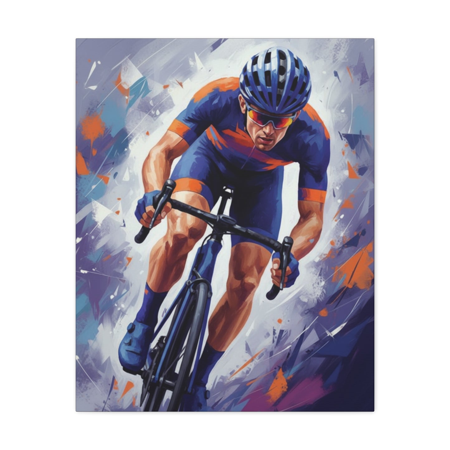 Color Splash Cyclist - Male