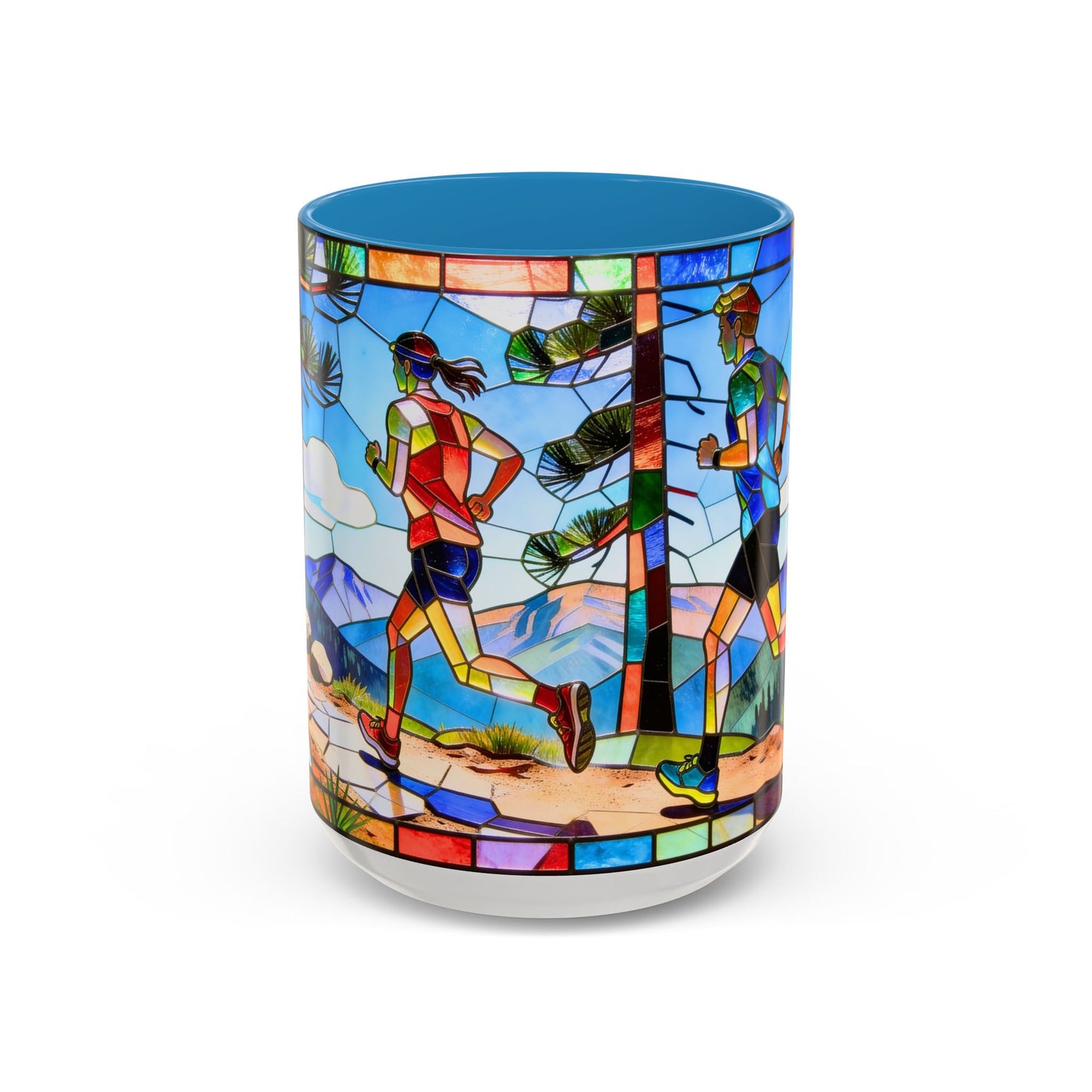 Stained Glass Trail Runners Mug