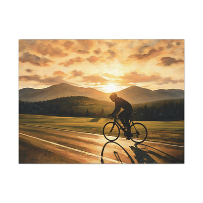 Sunset Female Cyclist 2