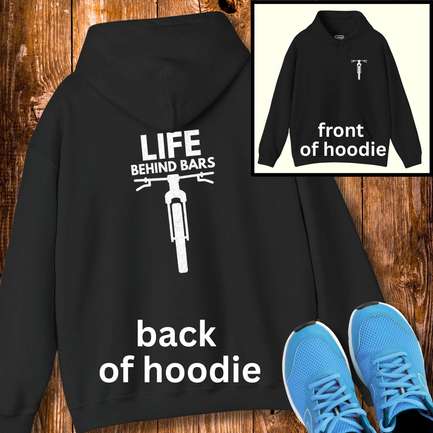 Behind Bars Back Print Hoodie