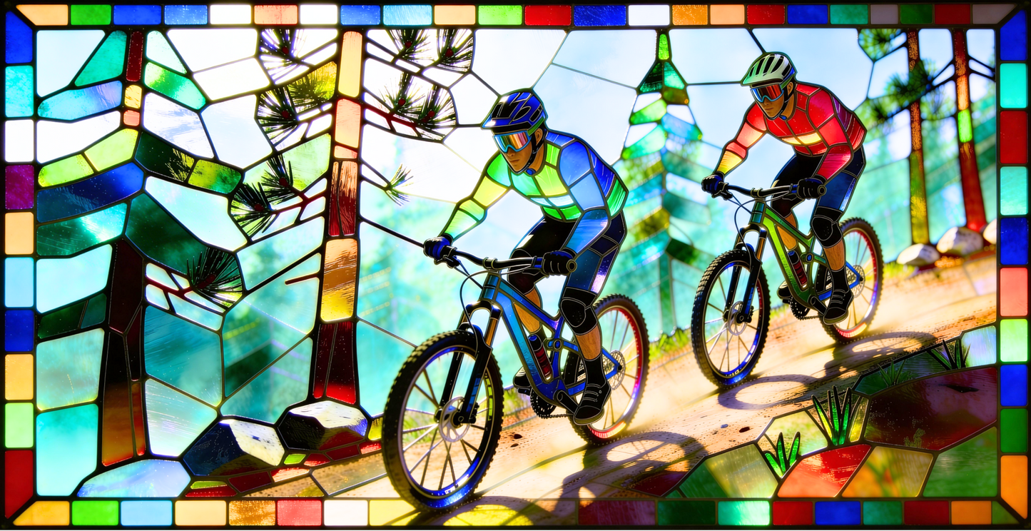 Stained Glass MTB Mug (11, 15oz)