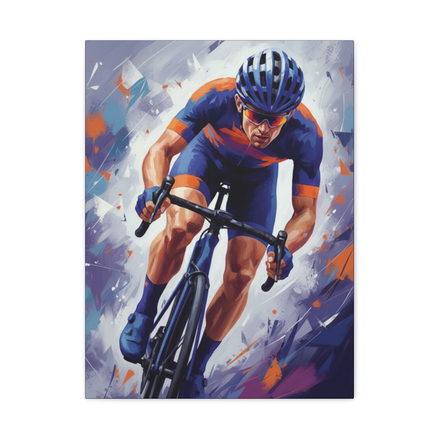 Color Splash Cyclist - Male