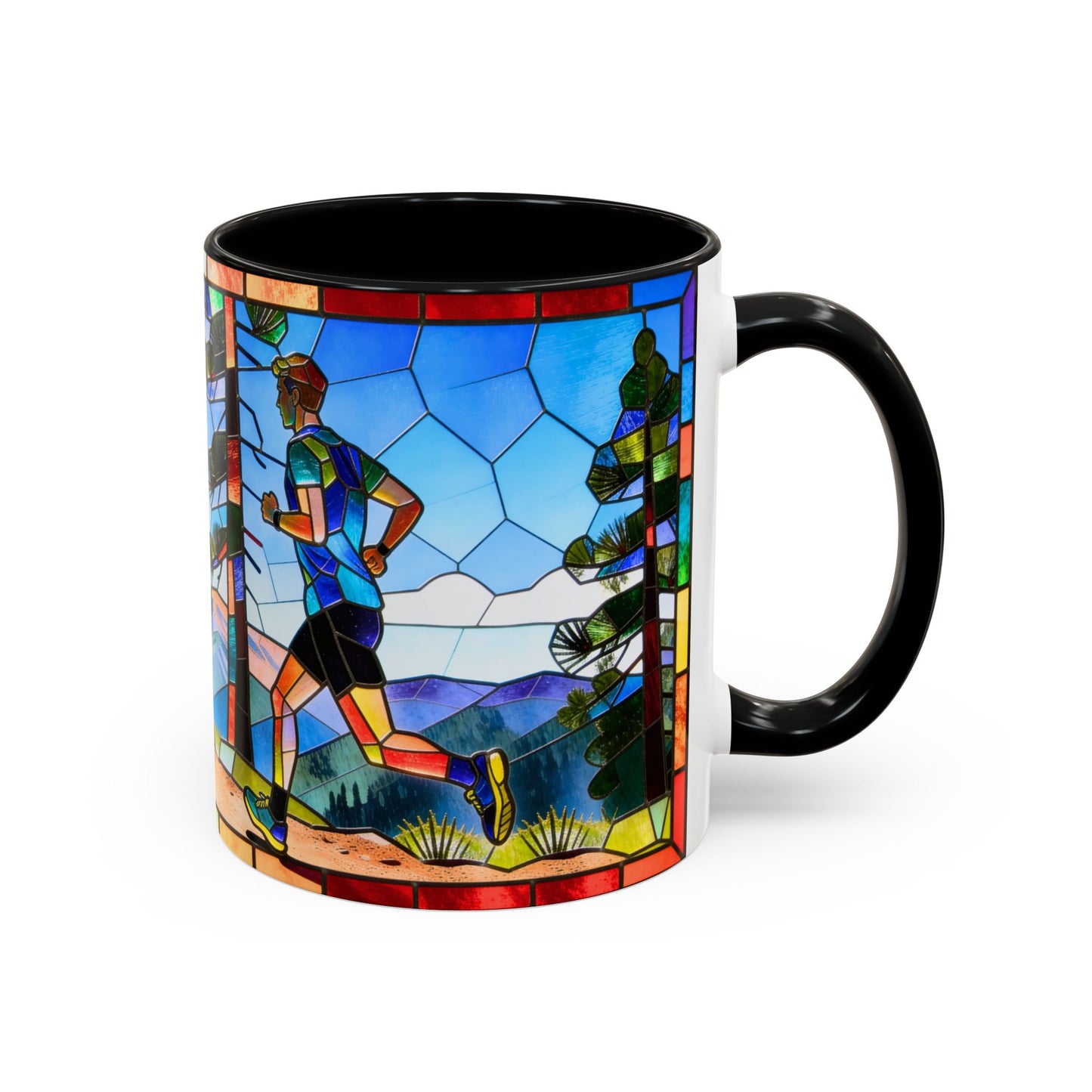 Stained Glass Trail Runners Mug