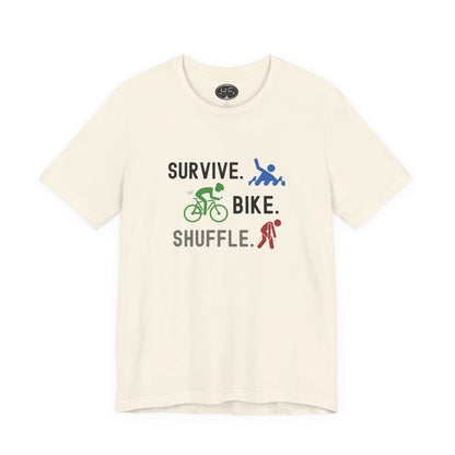 Survive Bike Shuffle Tee