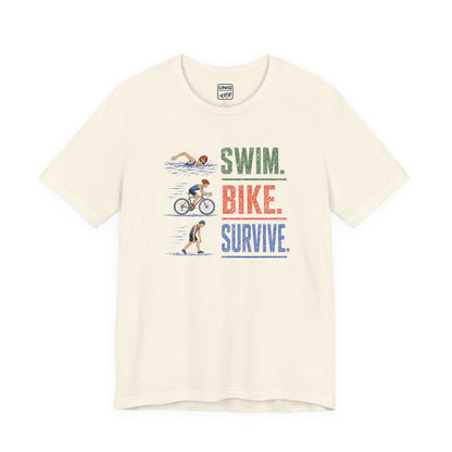 Swim Bike Survive Texture Tee