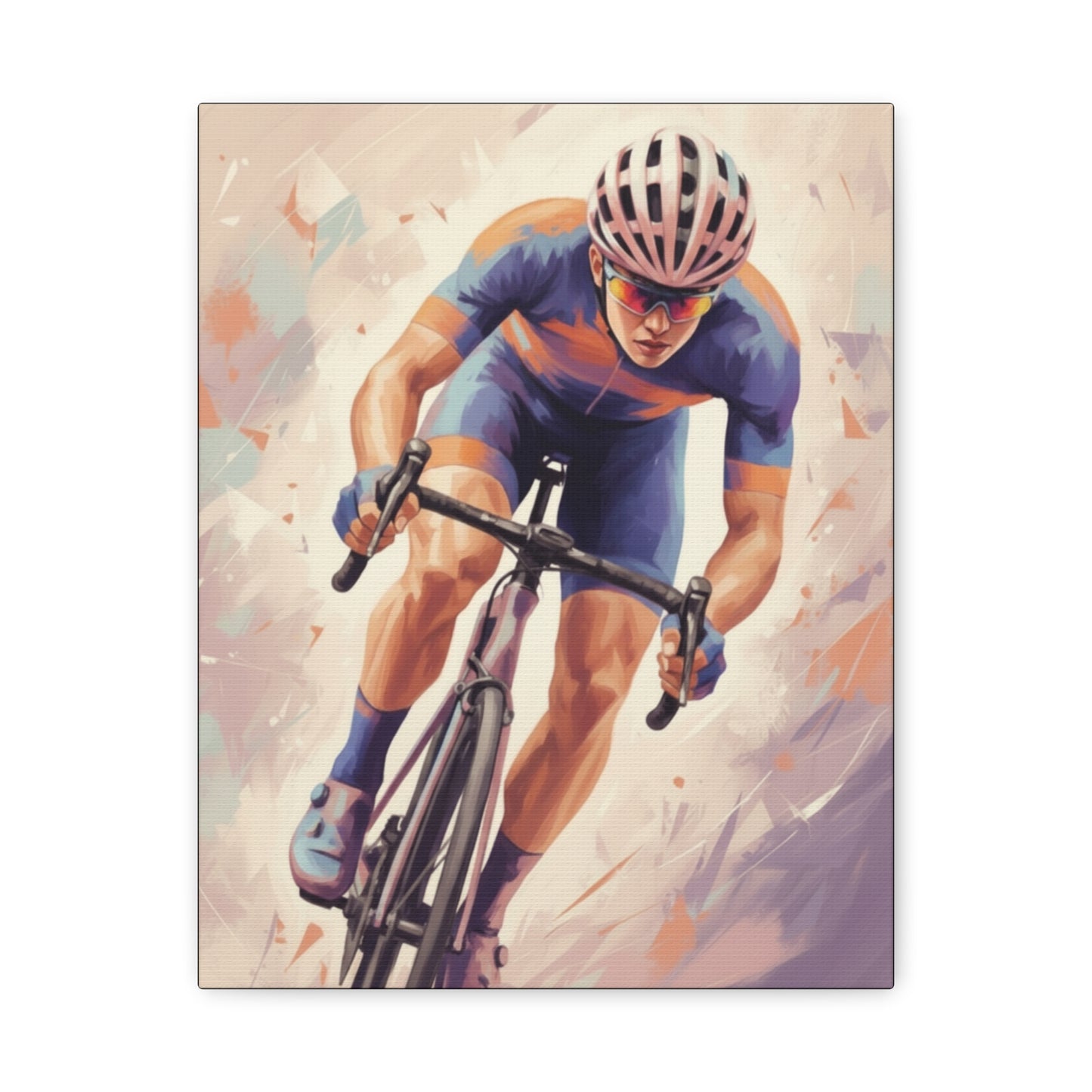 Color Splash Cyclist - Female