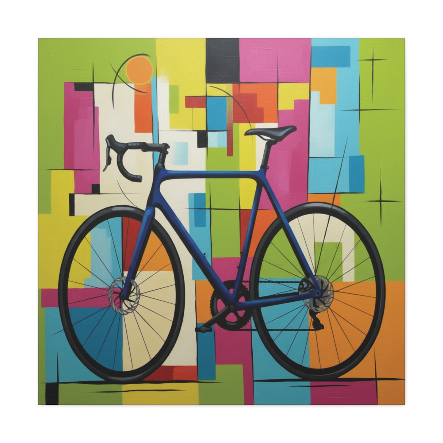 Cubist Bike - Blue