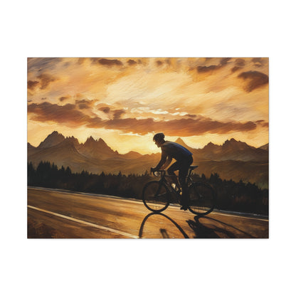 Sunset Male Cyclist 2
