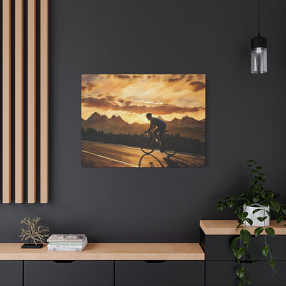 Sunset Male Cyclist 2