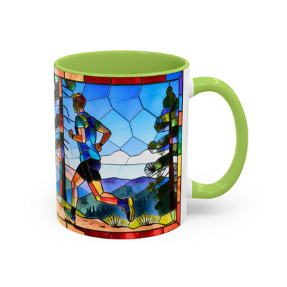 Stained Glass Trail Runners Mug
