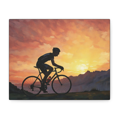Sunset Male Cyclist