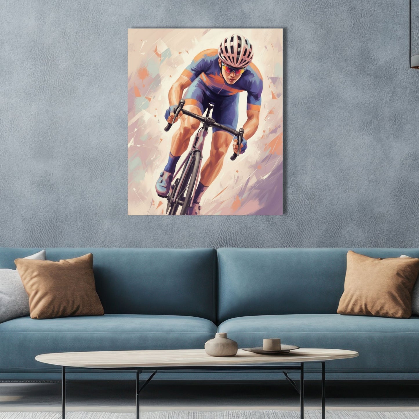 Color Splash Cyclist - Female