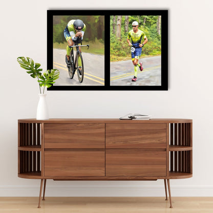 2 Image Athlete Canvas