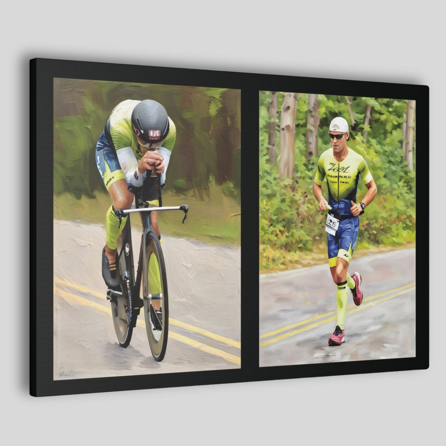 2 Image Athlete Canvas