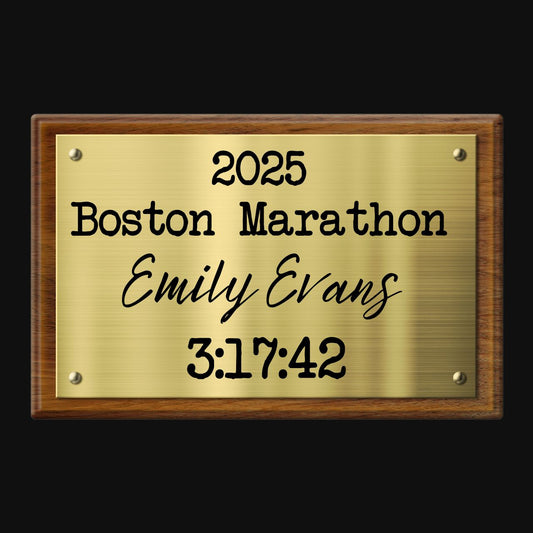 Gold Race Plaque For Canvas Art