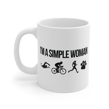 Simple Woman TRI & Paw Mug