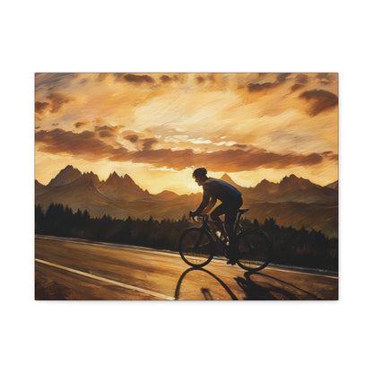 Sunset Male Cyclist 2