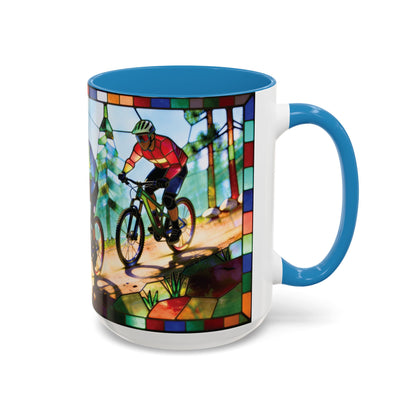 Stained Glass MTB Mug (11, 15oz)